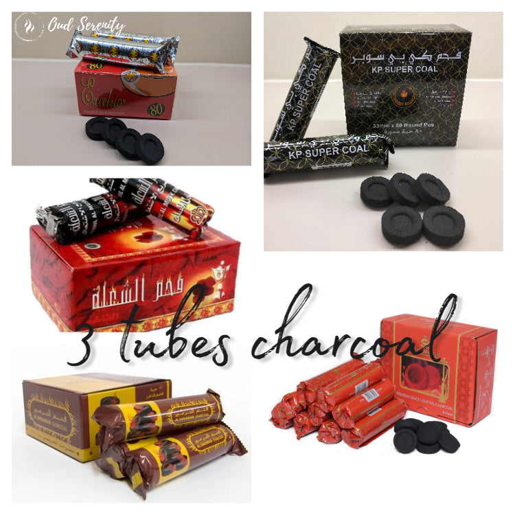 Round Charcoals Briquette for Bukhoor Incense Burning BBQ 33mm