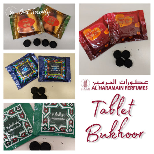 Al Haramain UAE Tablet Bukhoor (4 pcs in a pack)