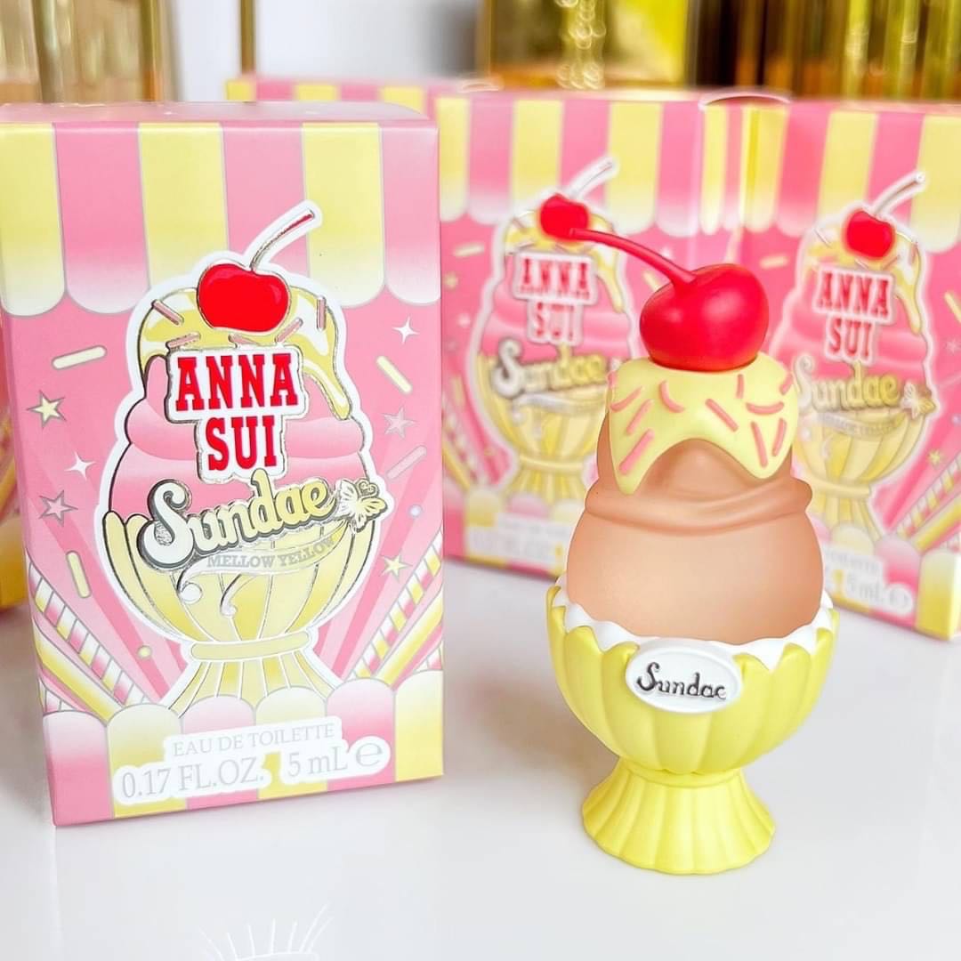 GENUINE Anna Sui Sundae Mellow Yellow Eau De Toilette 50ml