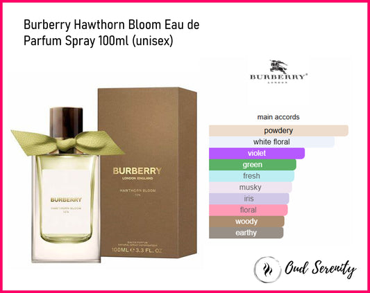 GENUINE Burberry Hawthorn Bloom Eau de Parfum Spray 100ml