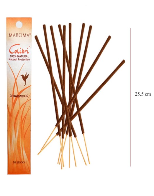 Maroma Colibri Mozzies Away - Cedarwood (10 Incense Sticks)
