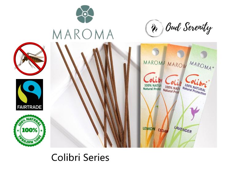 Maroma Colibri Mozzies Away - Lavender (10 Incense Sticks)