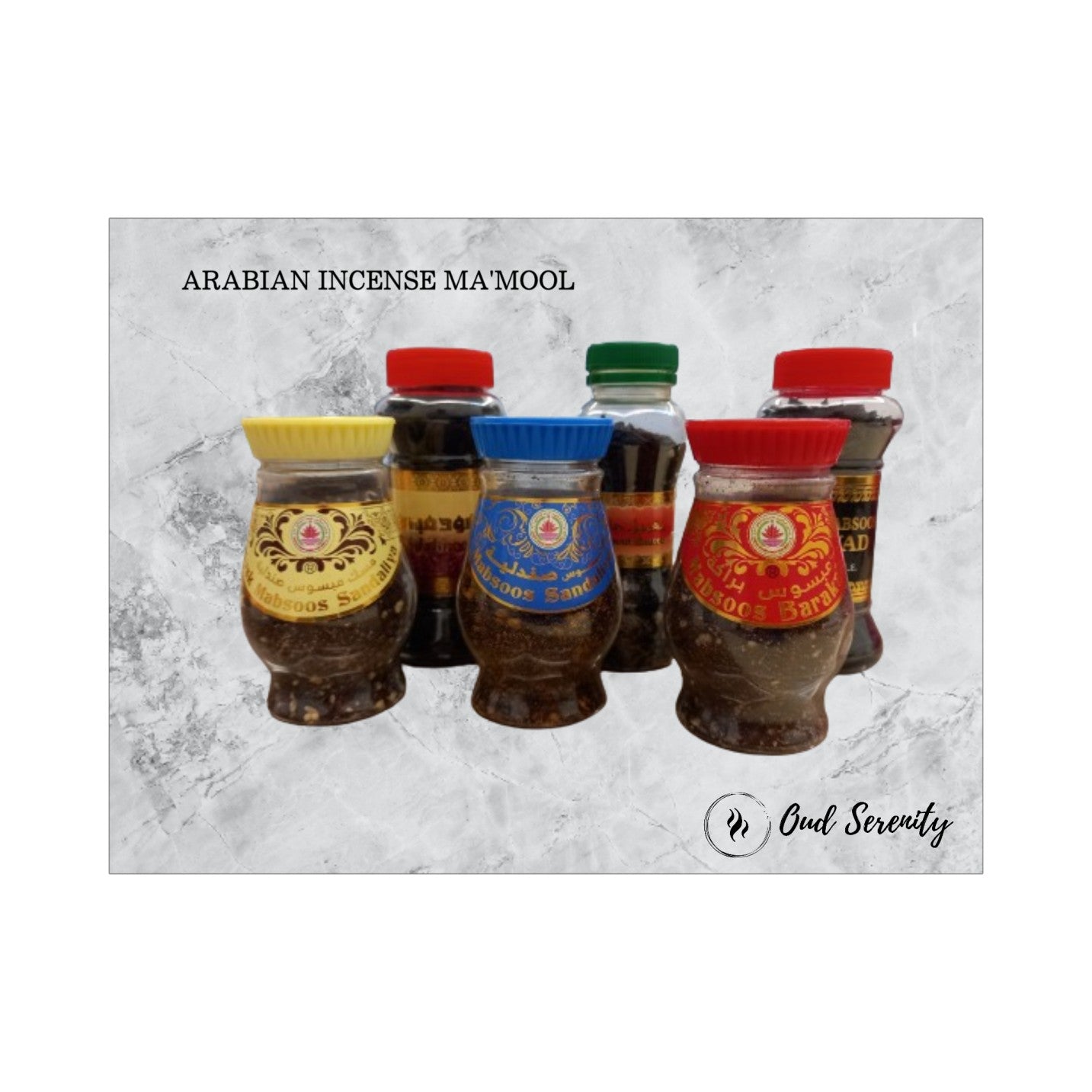 Arabian Incense Ma'mool Bukhoor from UAE (6 variants100g/120g)