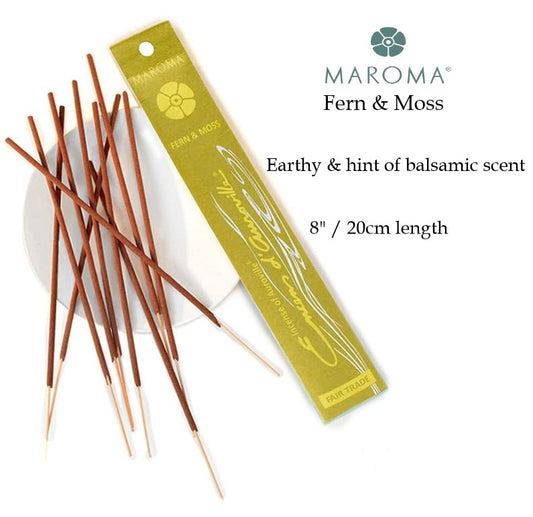 Maroma Encens - Fern & Moss (10 Incense Sticks)