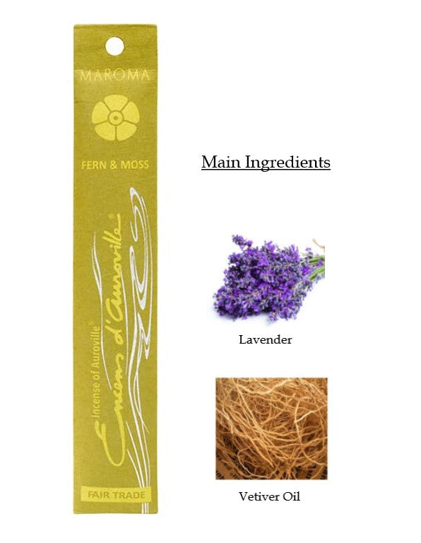 Maroma Encens - Fern & Moss (10 Incense Sticks)