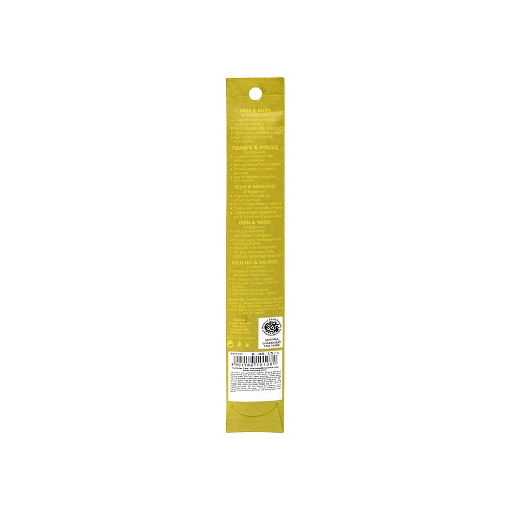 Maroma Encens - Fern & Moss (10 Incense Sticks)