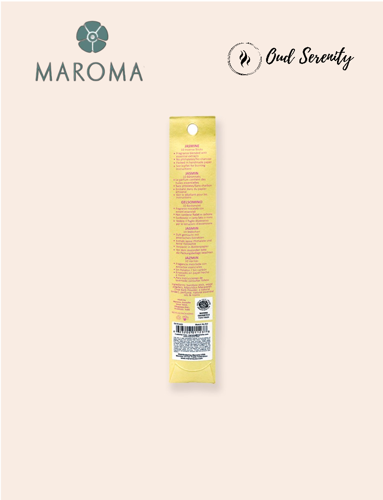Maroma Encens - Jasmine (10 incense sticks)
