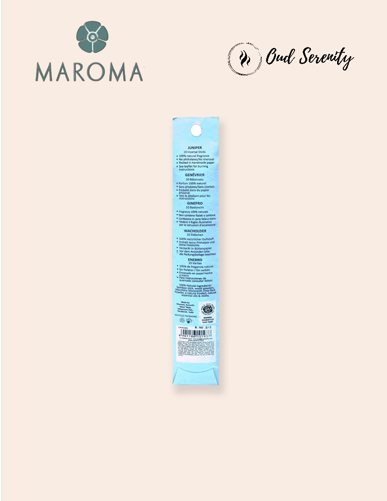 Maroma Encens - Juniper (10 incense sticks)