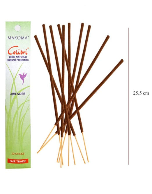 Maroma Colibri Mozzies Away - Lavender (10 Incense Sticks)