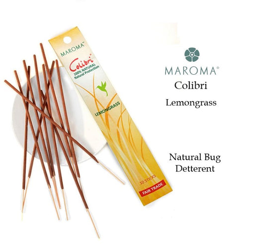 Maroma Colibri Mozzies Away - Lemongrass (10 Incense Sticks)