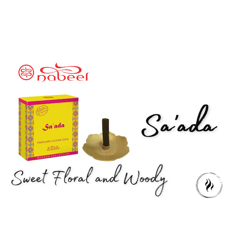 Nabeel Premium Perfumed Incense Stick with holder from UAE (10 Sticks)