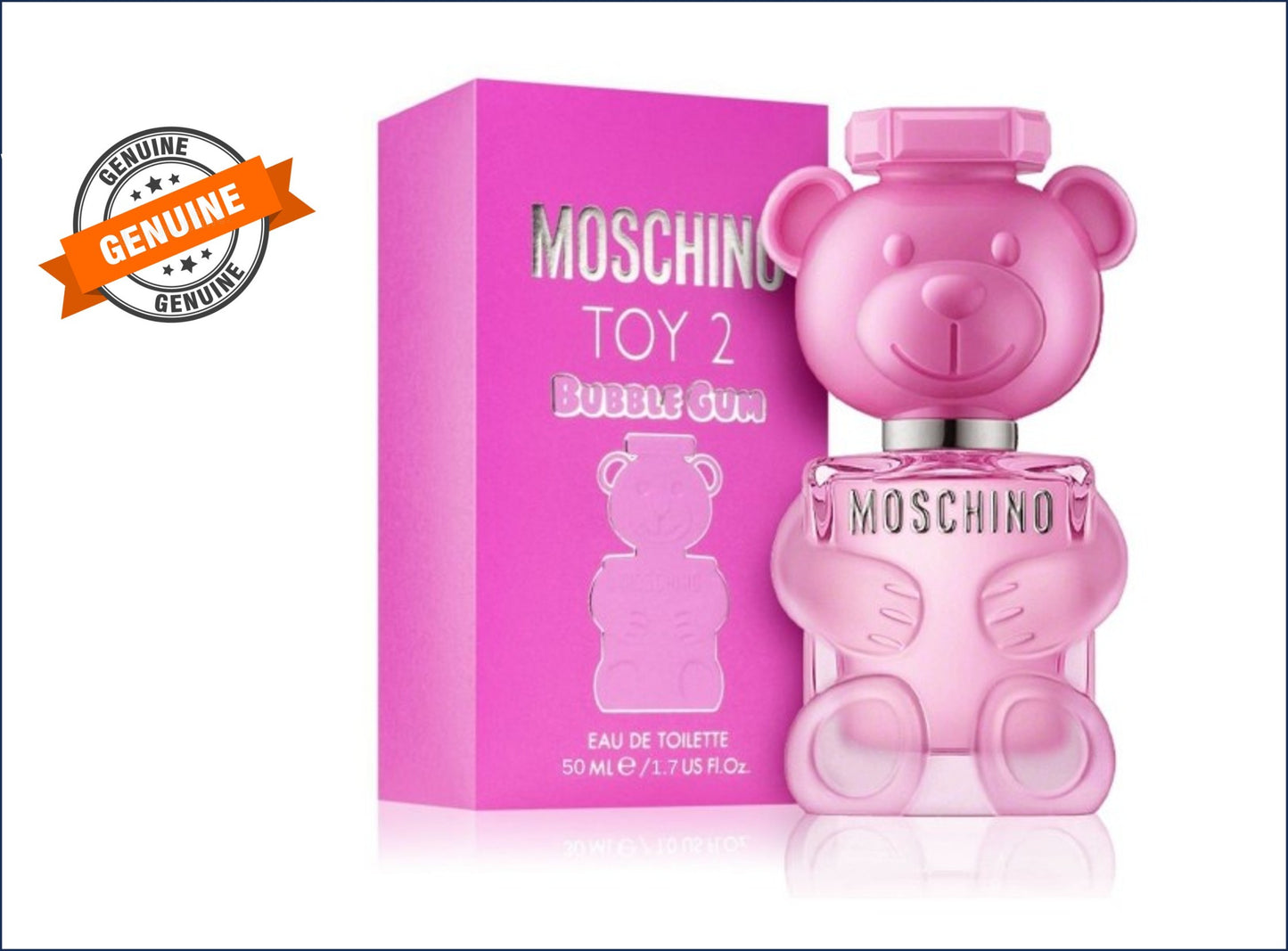 GENUINE Moschino Toy 2 Bubble Gum Eau De Toilette Spray 50ml