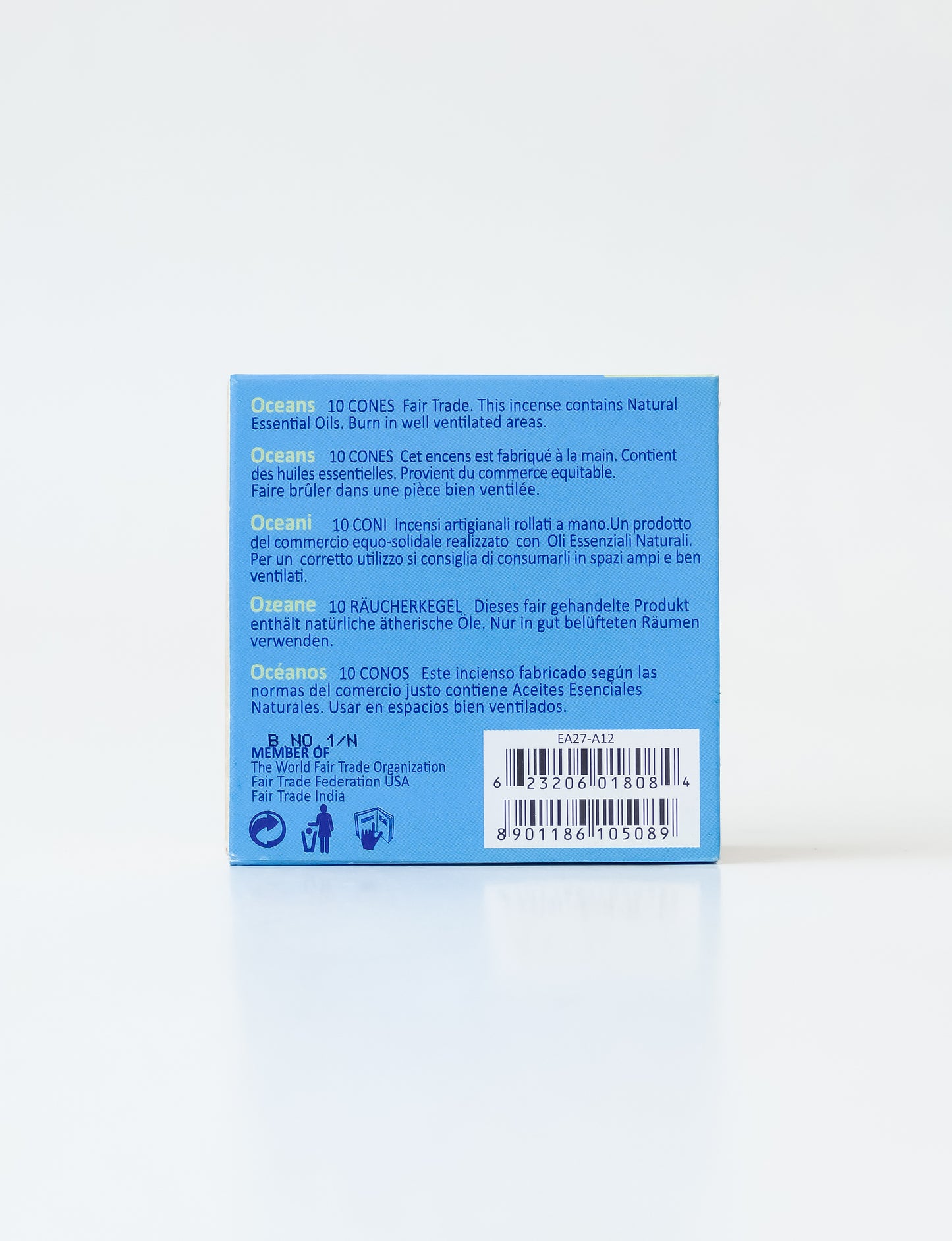 Maroma Cone Incense- Oceans (10 cones)