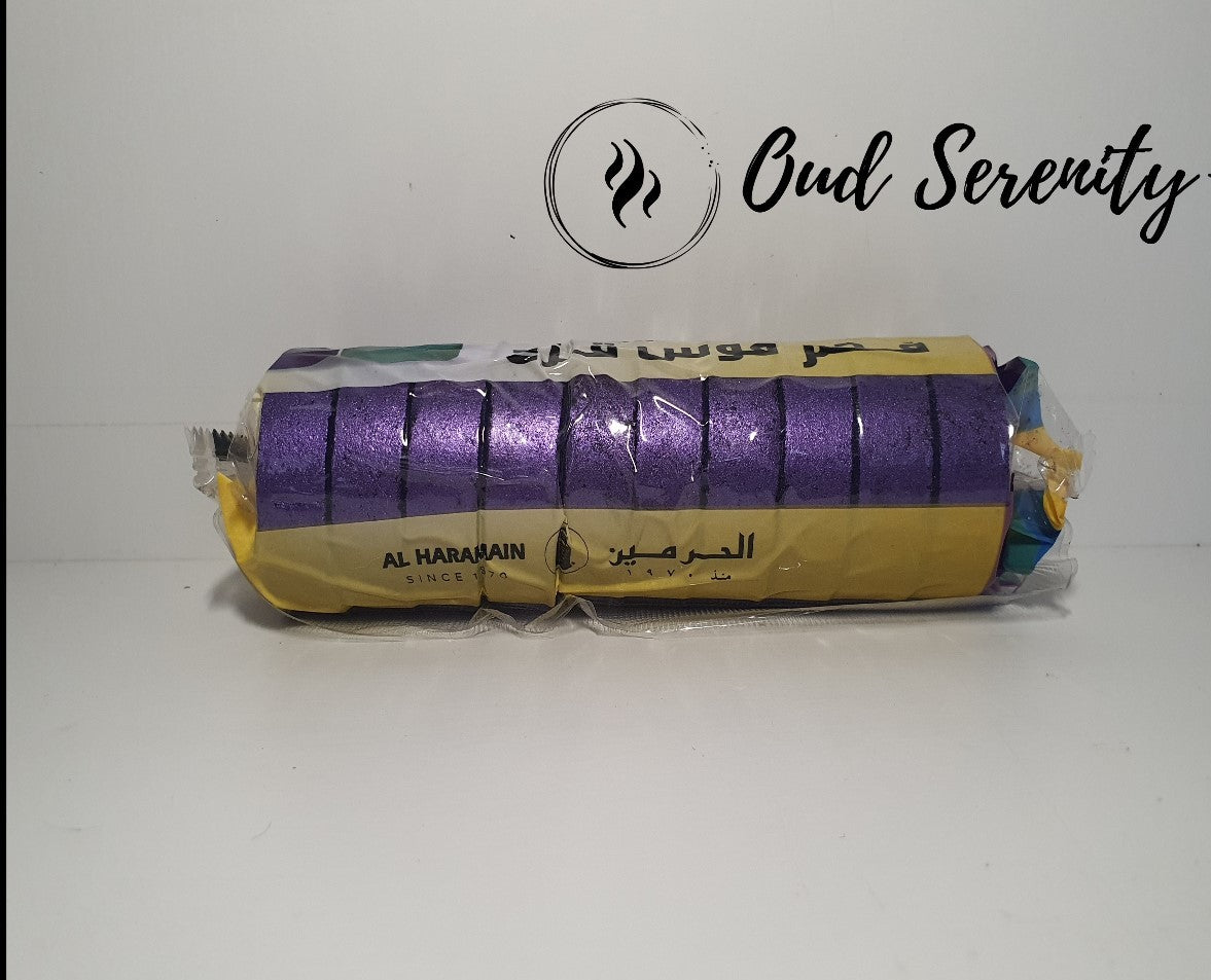 Luxurious 40-millimeter Round Rainbow Charcoal for Incense, Bukhoor, Resins, Oud, and Powdered Herbal Burning