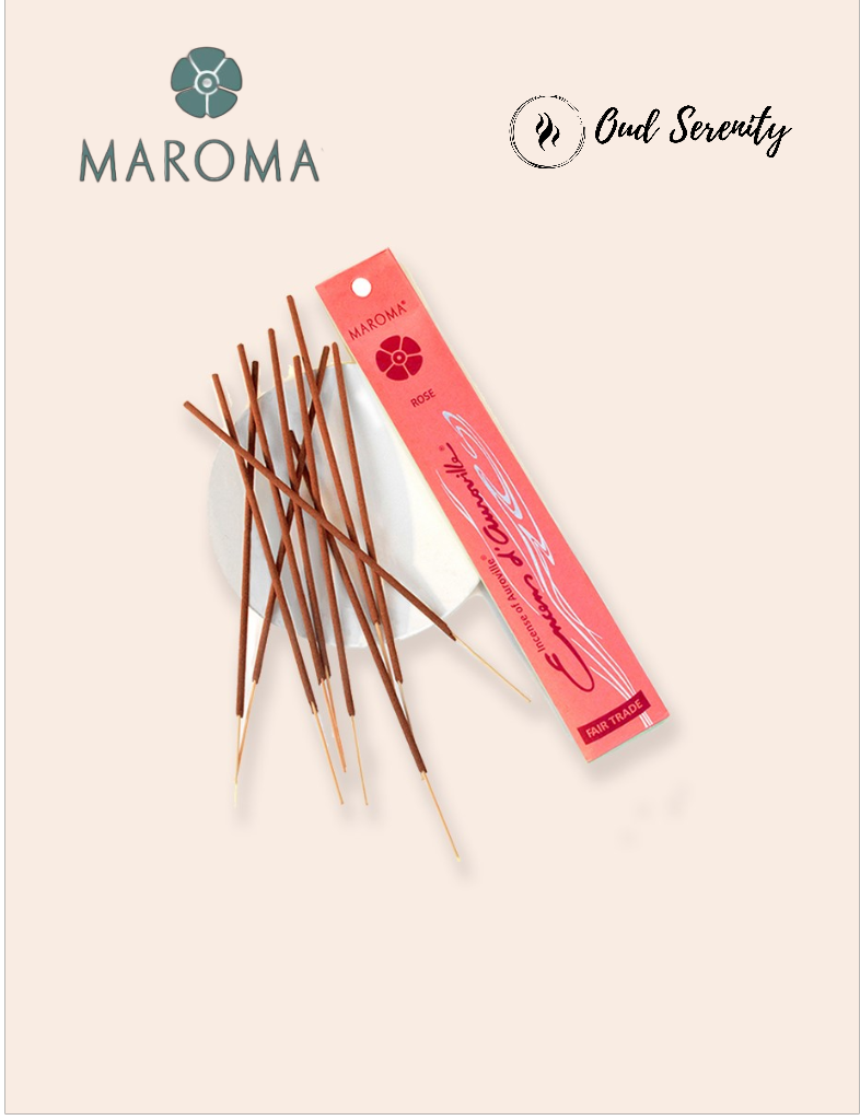 Maroma Encens - Rose (10 incense sticks)