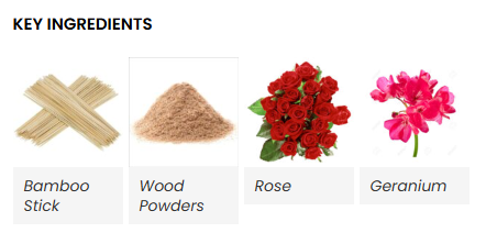 Maroma Encens - Rose (10 incense sticks)