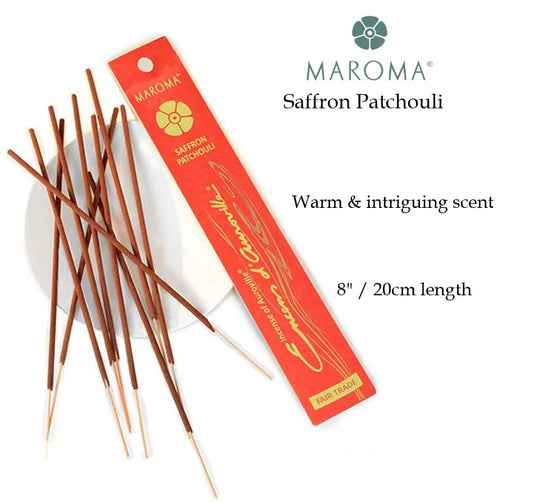 Maroma Encens - Saffron Patchouli (10 Incense Sticks)