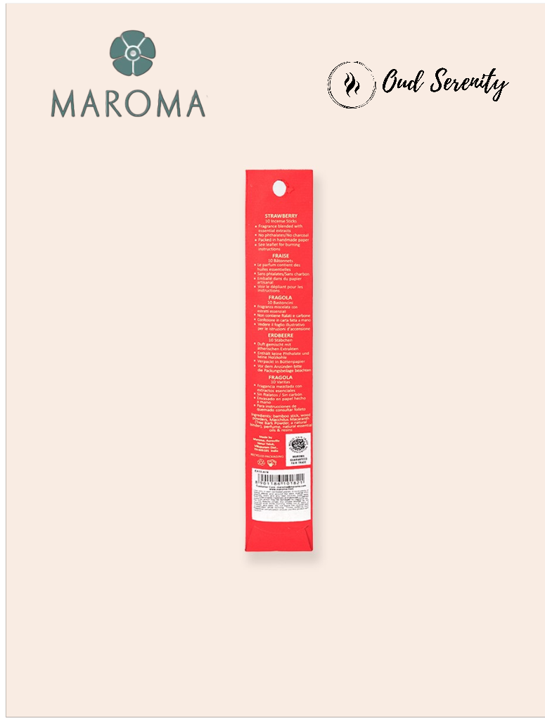 Maroma Encens - Strawberry (10 incense sticks)