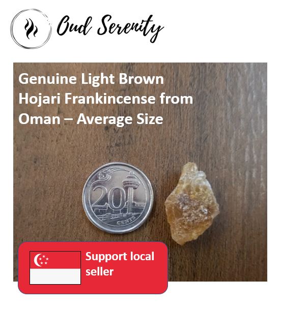 Fragrance Hojari Light Brown to Brown Frankincense Boswellia Sacra Al- Luban Olibanum Ru Xiang Kemenyan Arab from Dhofar, Oman