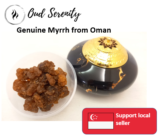 Myrrh Incense Commiphora Mo Yao Guggul Murr from Oman
