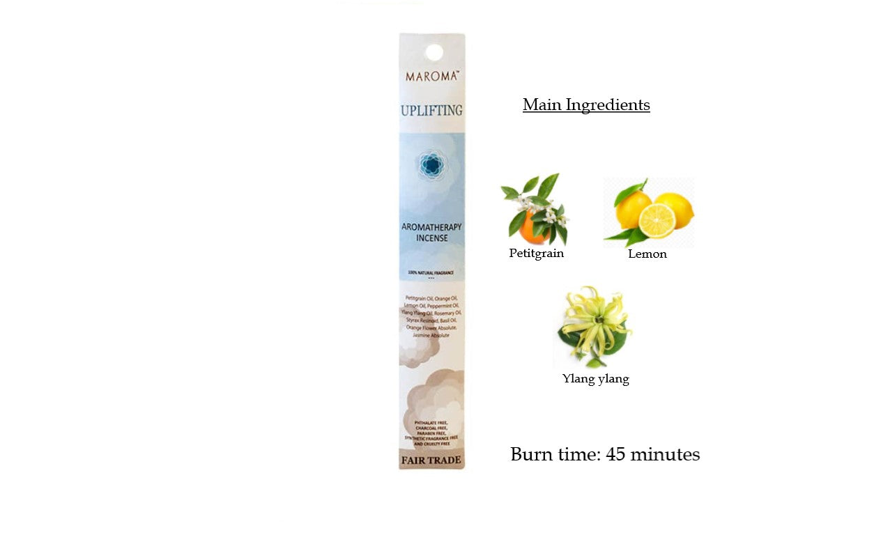Maroma Aromatherapy - Uplifting (10 Incense Sticks)