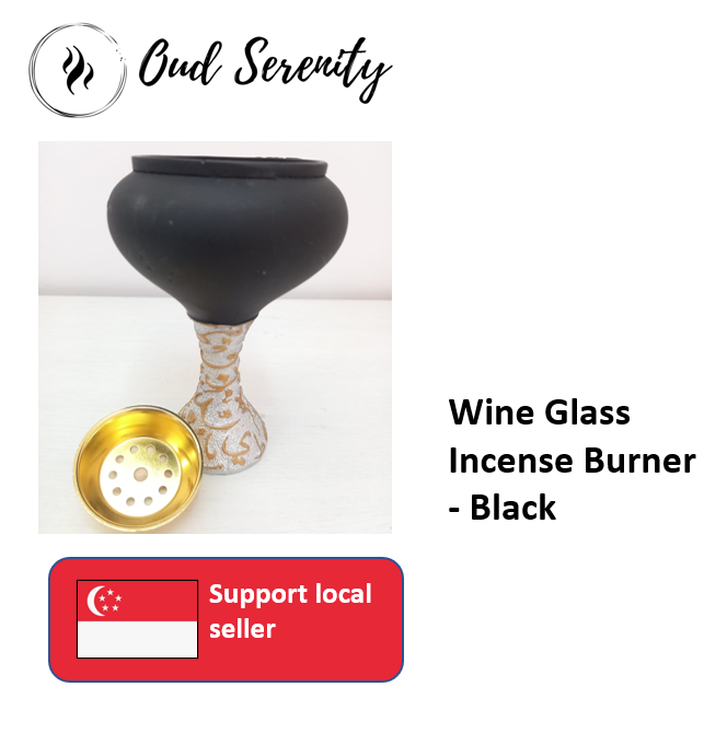 Wine Glass Incense Burner Mabkhara