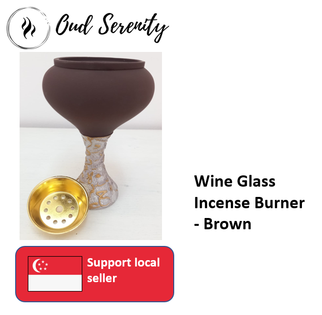 Wine Glass Incense Burner Mabkhara