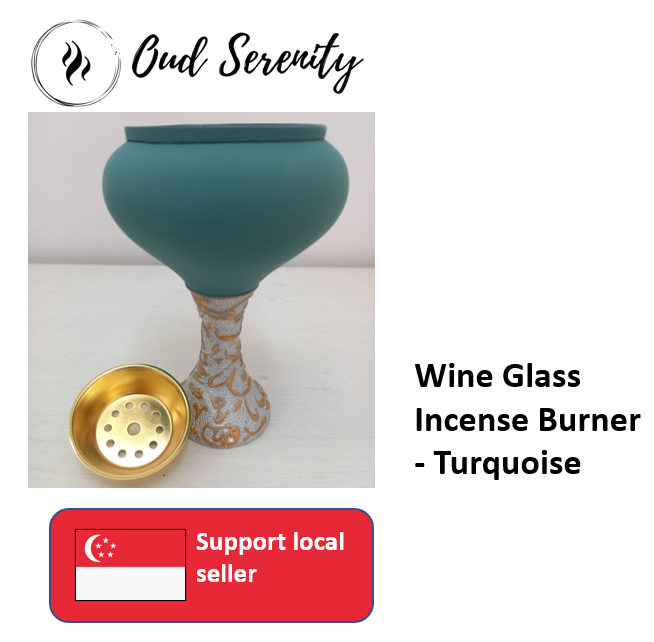 Wine Glass Incense Burner Mabkhara