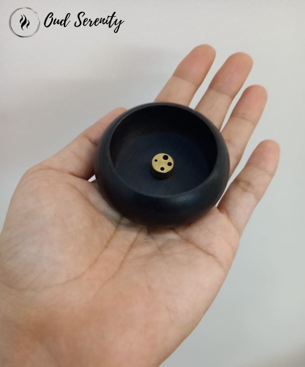 Ellipse Wooden Incense Stick Holder