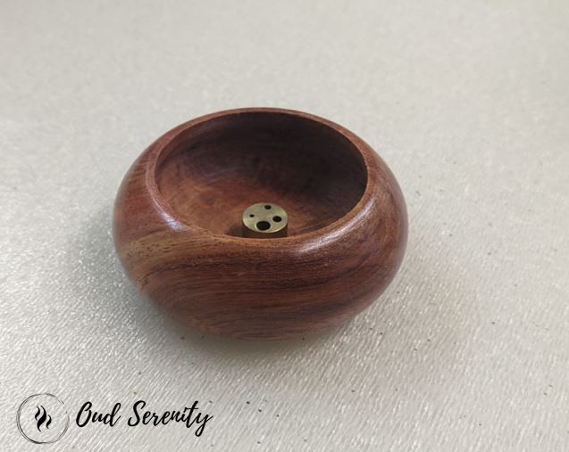 Ellipse Wooden Incense Stick Holder