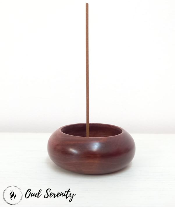 Ellipse Wooden Incense Stick Holder