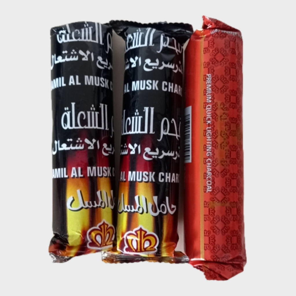 3 x Round Charcoals Briquette for Bukhoor Incense Burning BBQ 33mm