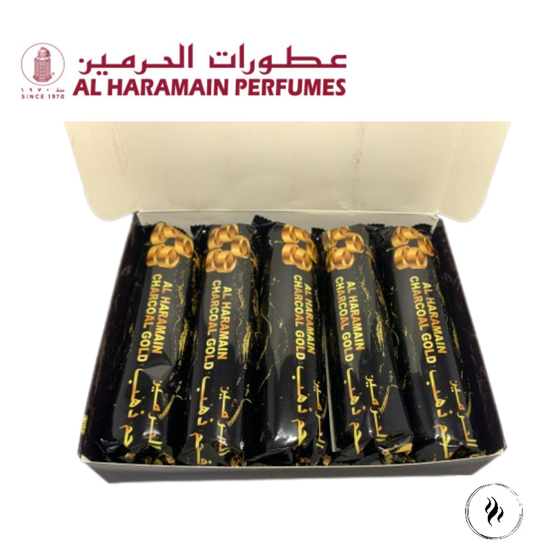 Al Haramain Gold Round Charcoals