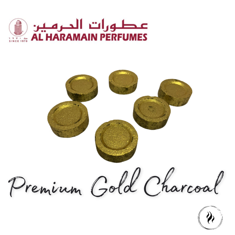 Al Haramain Gold Round Charcoals