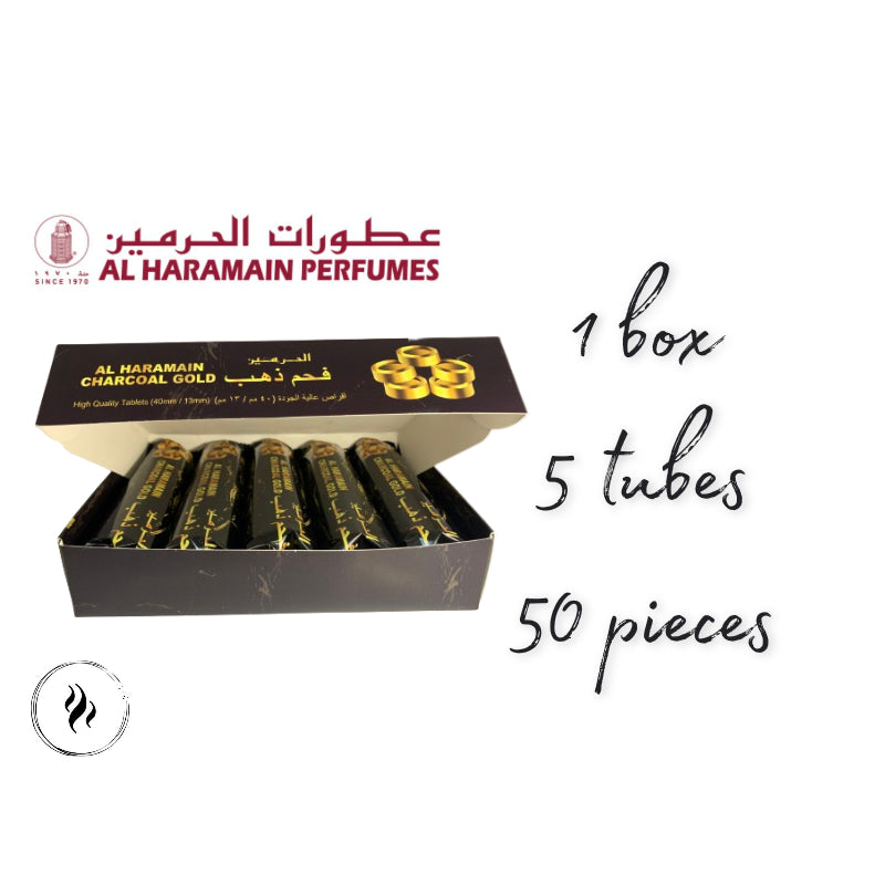 Al Haramain Gold Round Charcoals