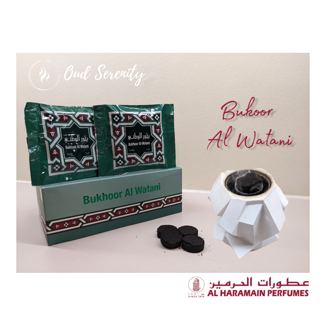 Al Haramain UAE Tablet Bukhoor (4 pcs in a pack)