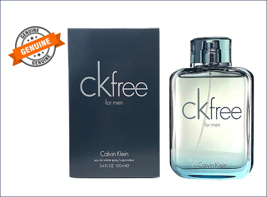 GENUINE Calvin Klein Men CK Free Eau De Toilette Spray 100ml
