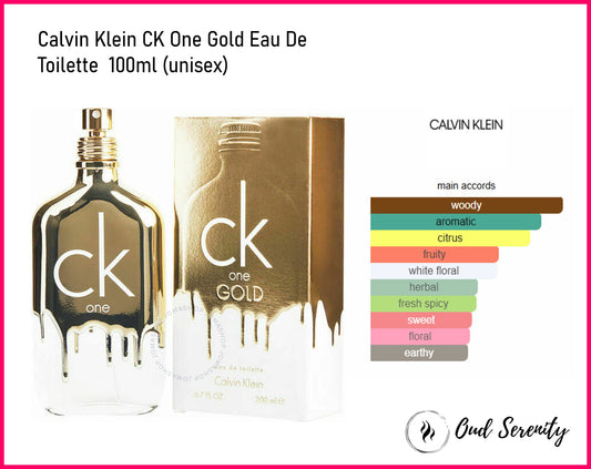 GENUINE Calvin Klein CK One Gold Eau De Toilette 100ml