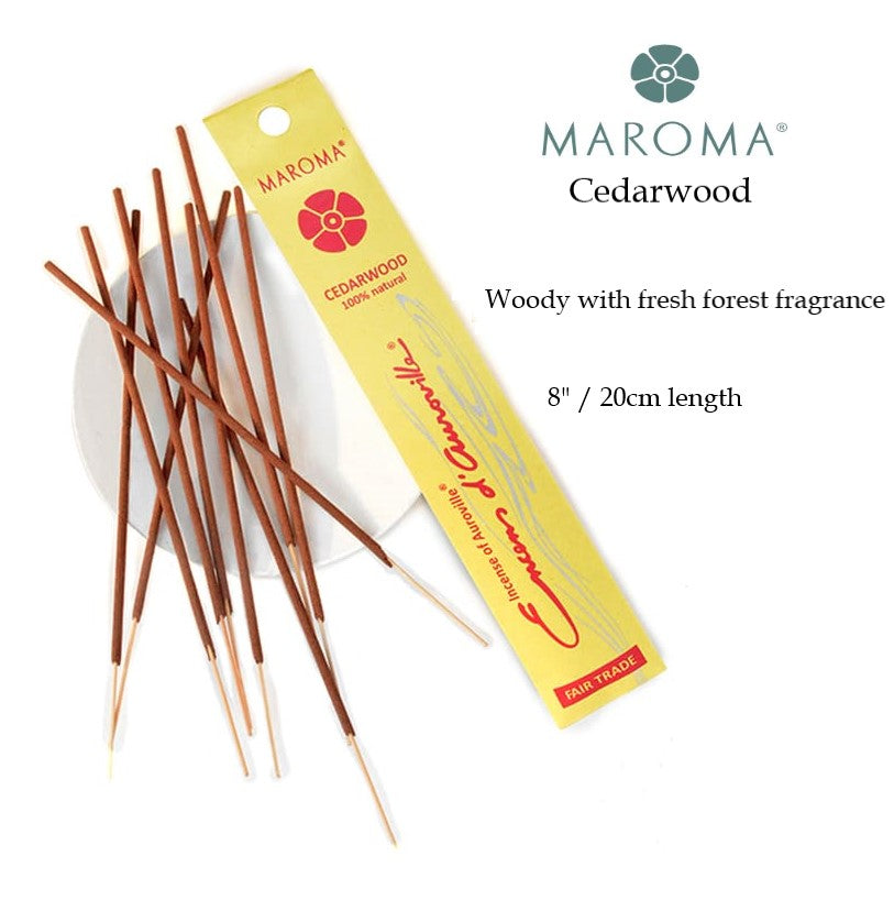 Maroma Encens - Cedarwood (10 Incense Sticks)