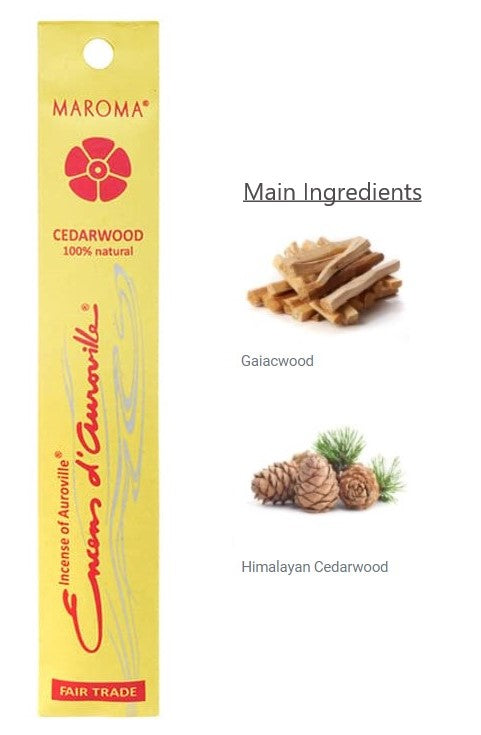 Maroma Encens - Cedarwood (10 Incense Sticks)