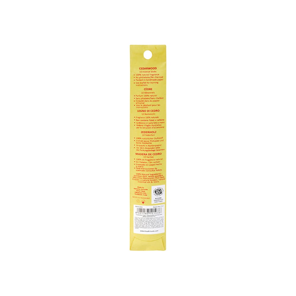Maroma Encens - Cedarwood (10 Incense Sticks)