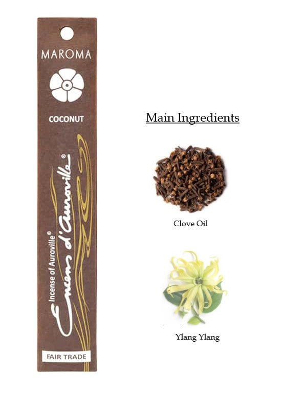 Maroma Encens  - Coconut (10 Incense Sticks)