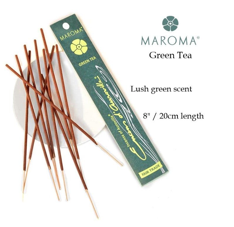 Maroma Encens - Green Tea (10 Incense Sticks)