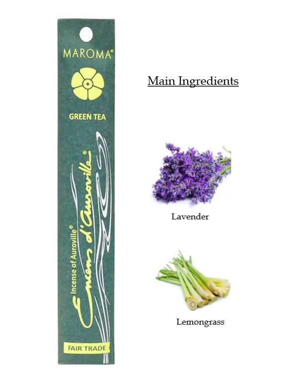 Maroma Encens - Green Tea (10 Incense Sticks)