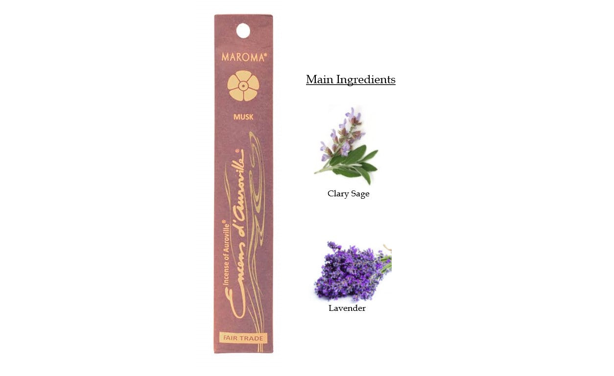 Maroma Encens - Musk (10 Incense Sticks)