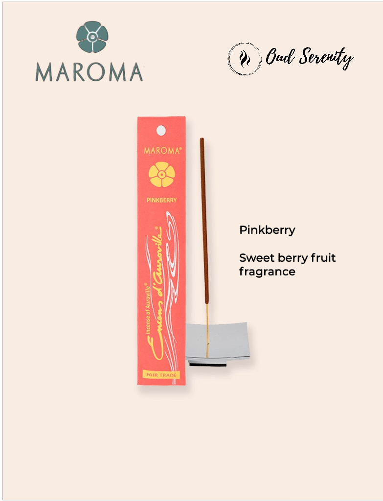 Maroma Encens - Pinkberry / aka Summer Berries (10 incense sticks)