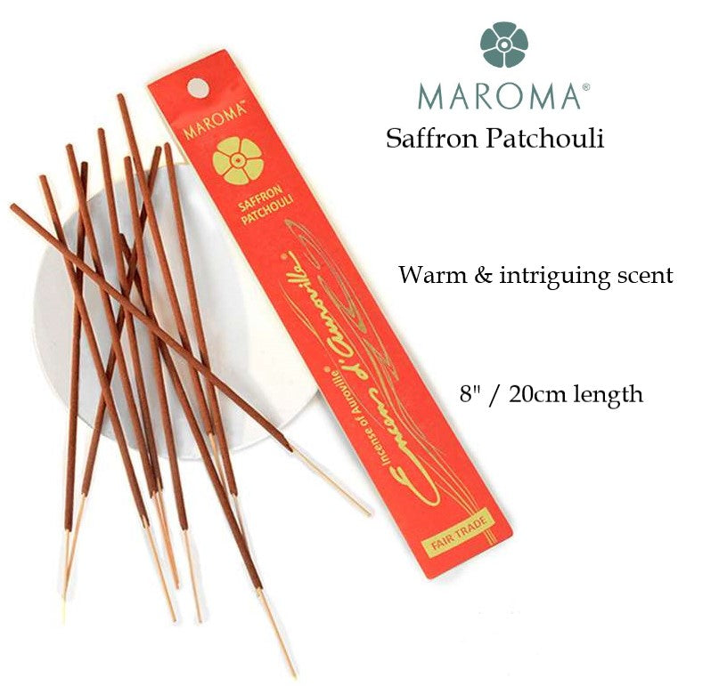 Maroma Encens - Saffron Patchouli (10 Incense Sticks)