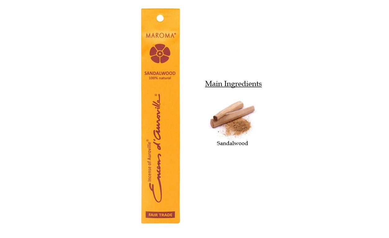 Maroma Encens - Sandalwood (10 Incense Sticks)