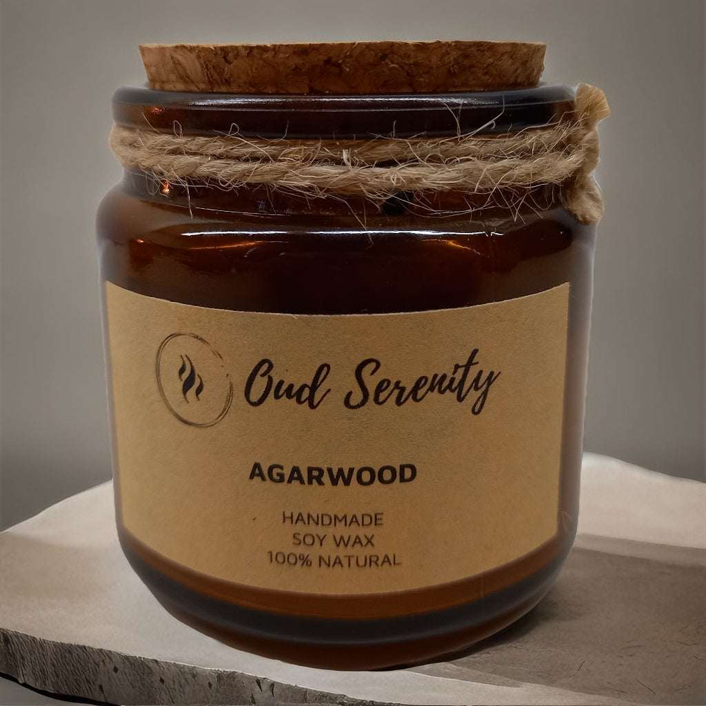 100% Handmade Soy Wax Scented Candle 60g (with a rustic look)
