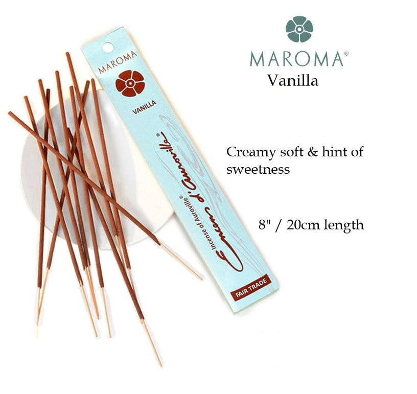 Maroma Encens - Vanilla (10 Incense Sticks)